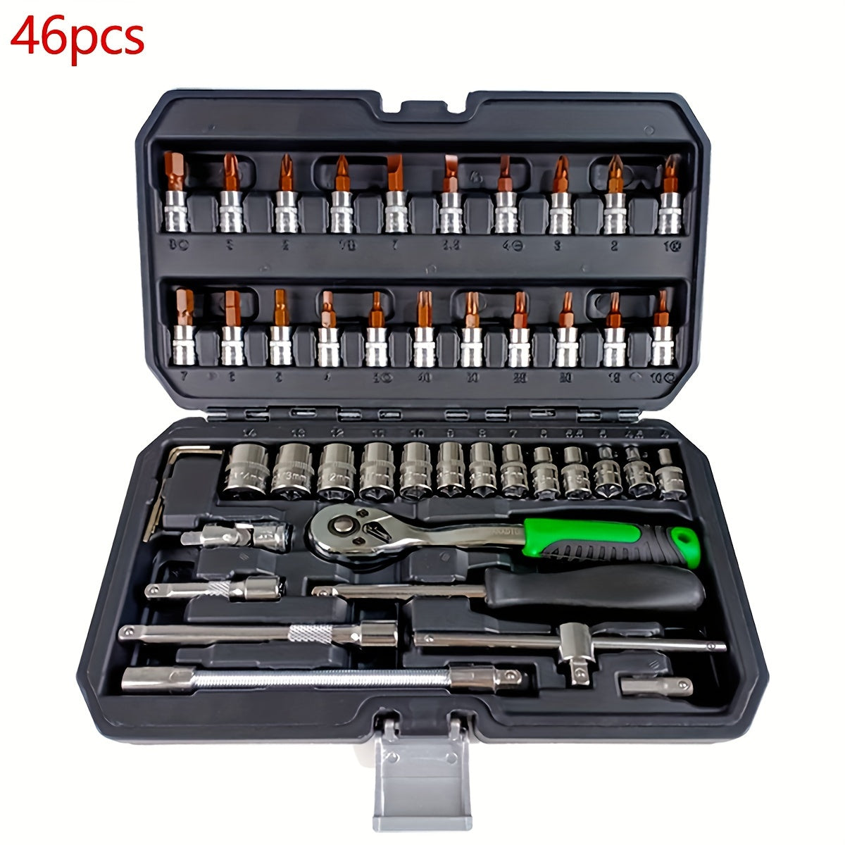 121-Piece Socket Wrench Set with 72-Tooth Ratchet and Tools for Vehicle Maintenance