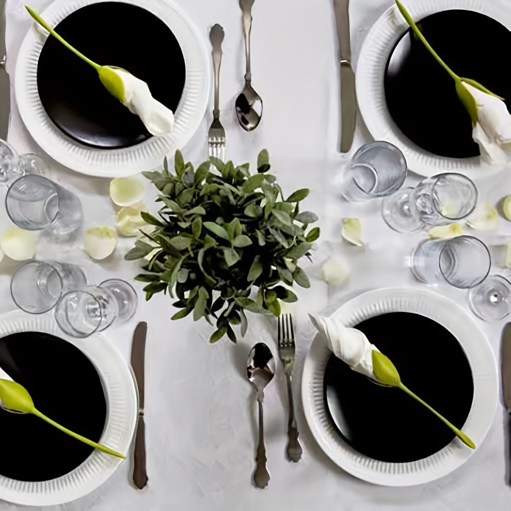 5 Pack Rose Flower Napkin Holders for Elegant Table Decor Dining and Events