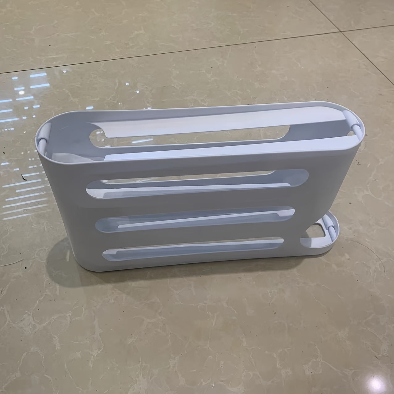 Egg Storage Box Automatic Rolling Food Grade Plastic No Battery