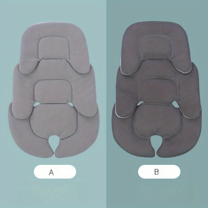 Baby Stroller Cushion Set with Safety Seat Inner Protector and Double-Sided Waist Cushion