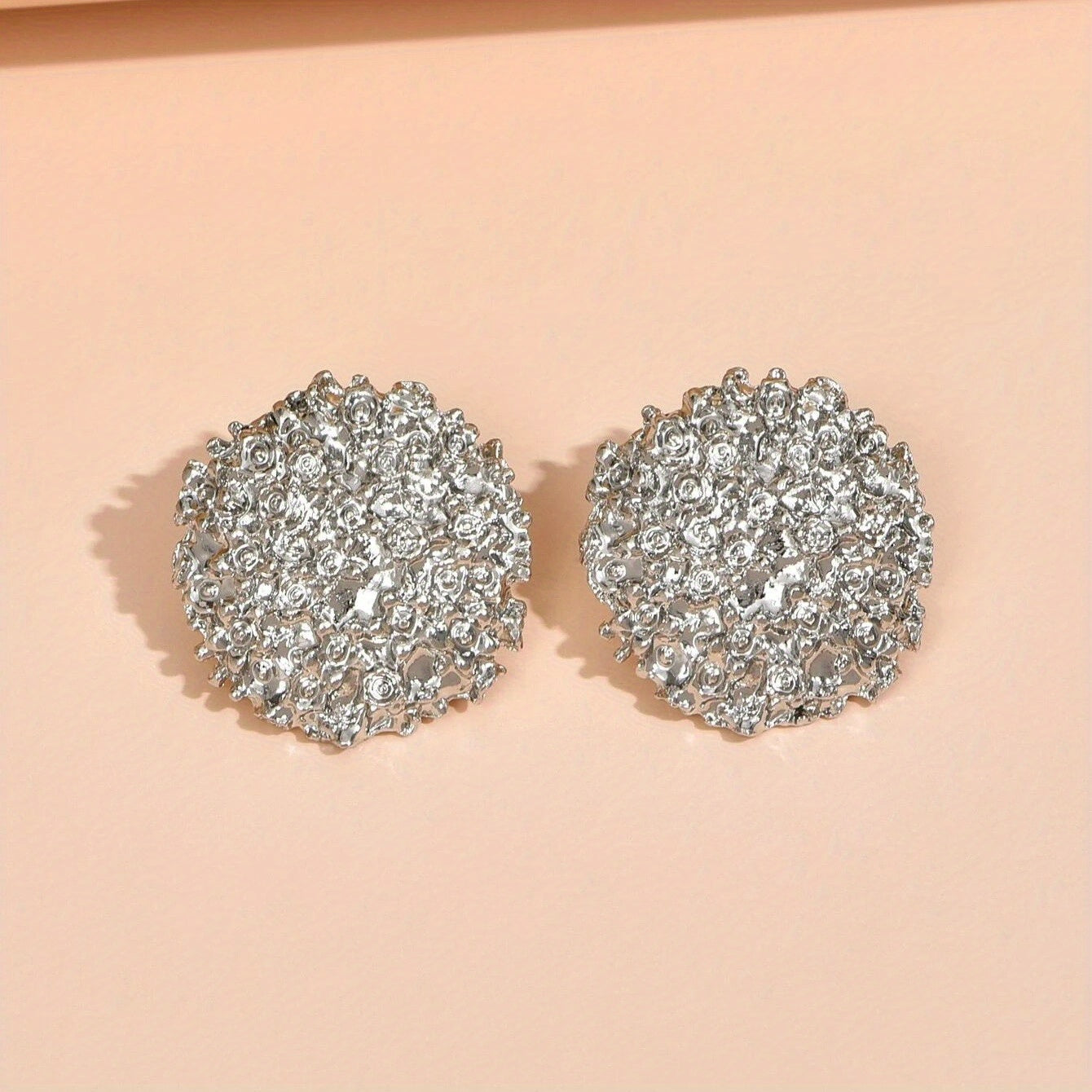 Women's Geometric Round Stud Earrings for Parties Travel Gift Set