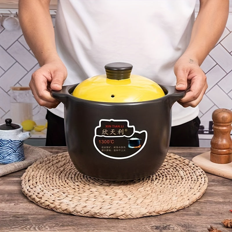 Набор керамических кастрюль XIN TIAN LI обеспечивает равномерное распределение тепла, устойчив к высоким температурам, идеально подходит для газовых плит и приготовления на пару, а также безопасен для использования в посудомоечной машине.