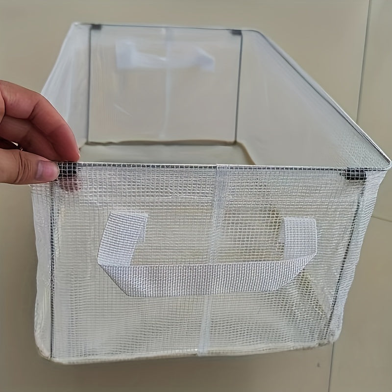 Caja de almacenamiento plegable para ropa, lavable y apilable, organizador para pantalones y ropa interior