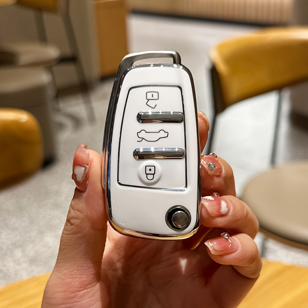Universal TPU Car Key Cover Shell for Audi Key Fob Protector Accessories