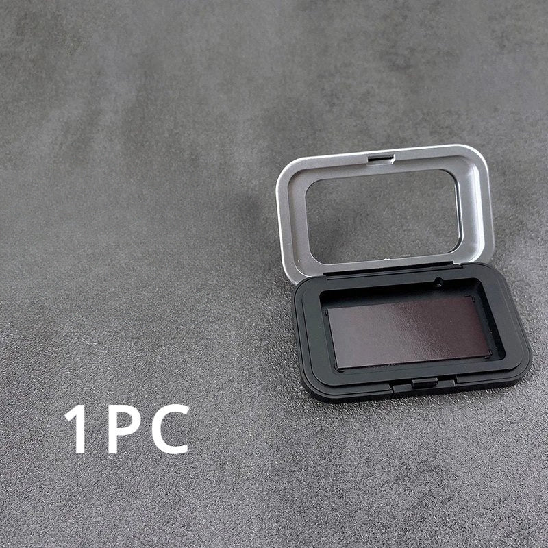 Stainless Steel Magnetic Needle Storage Box for Pins Buttons and Crafts Portable Black