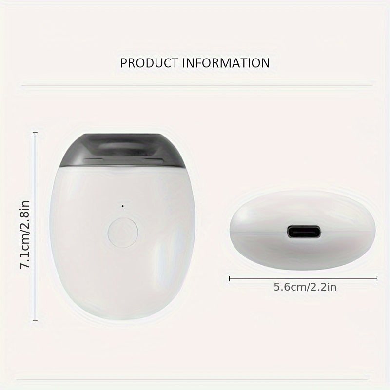 Electric Nail Clippers and Grinder with USB Charging LED Night Light Adjustable Speeds Low Noise Ergonomic for All Ages