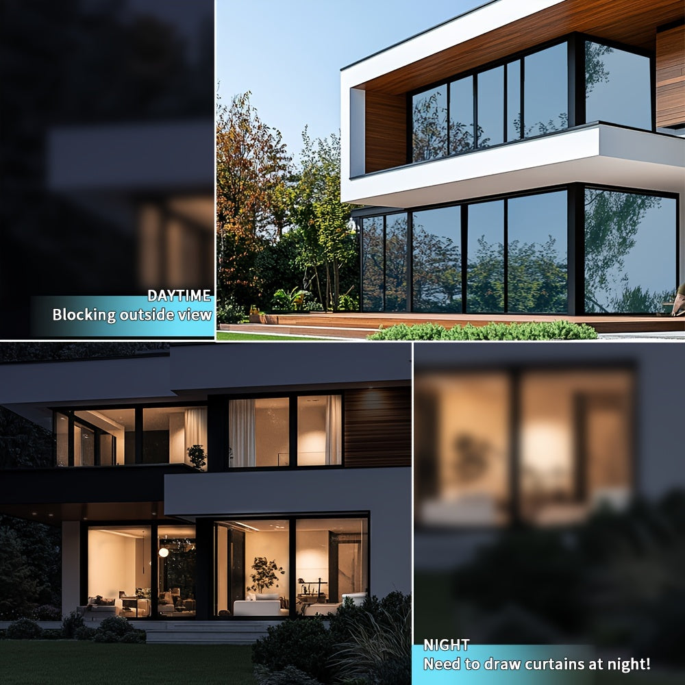 Glass Film Roll for UV Protection Privacy Sunshade Heat Insulation 70x200cm