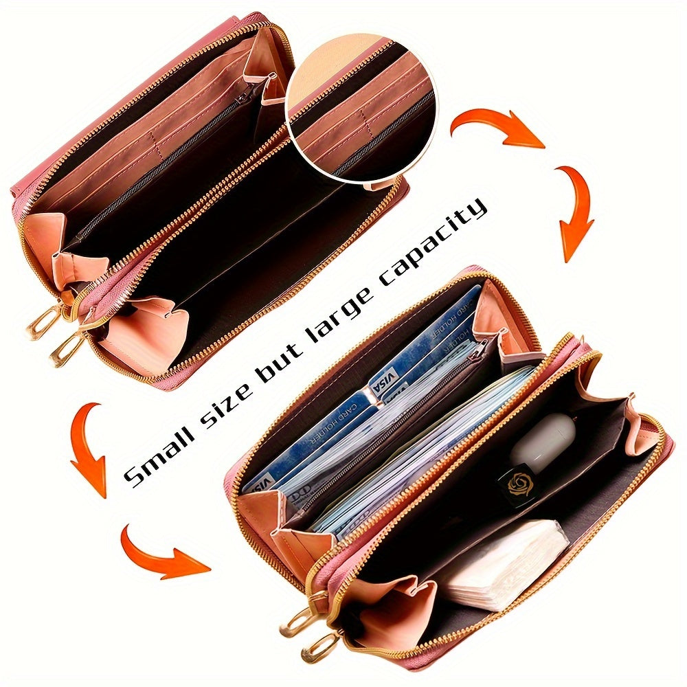 Women's Crossbody Bag with Large Capacity Adjustable Strap Card Holder Phone Pouch Lightweight