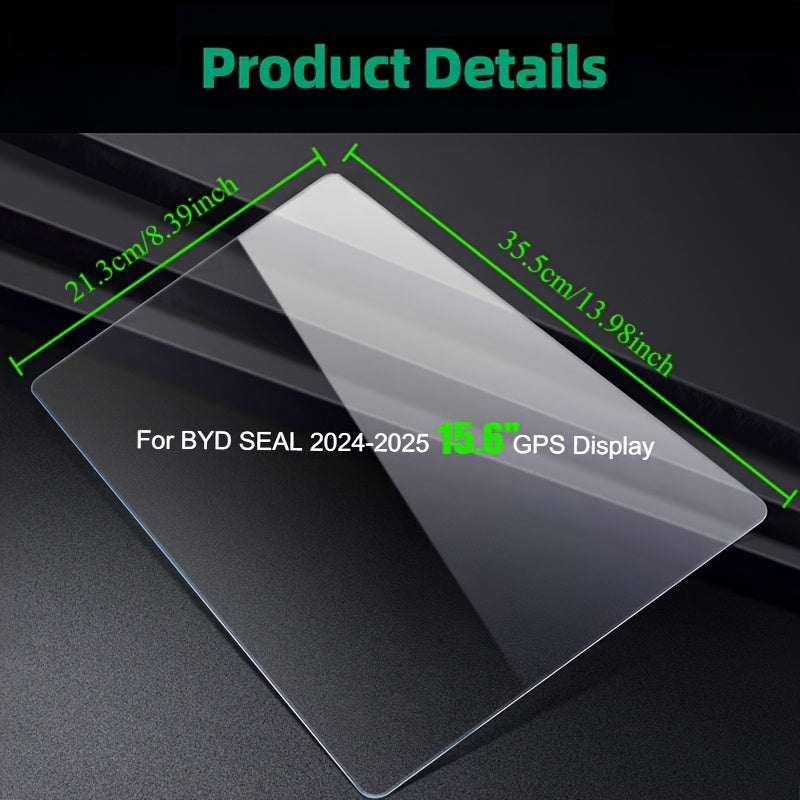 Car Navigator Screen Protector Tempered Glass 12.8-Inch GPS Display Fingerprint Resistant