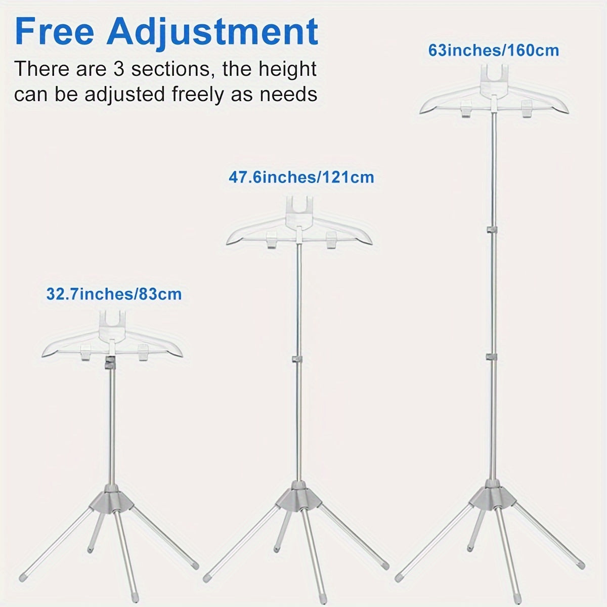 Aluminum Alloy Garment Steamer Hanger for Clothing Ironing Durable Durable