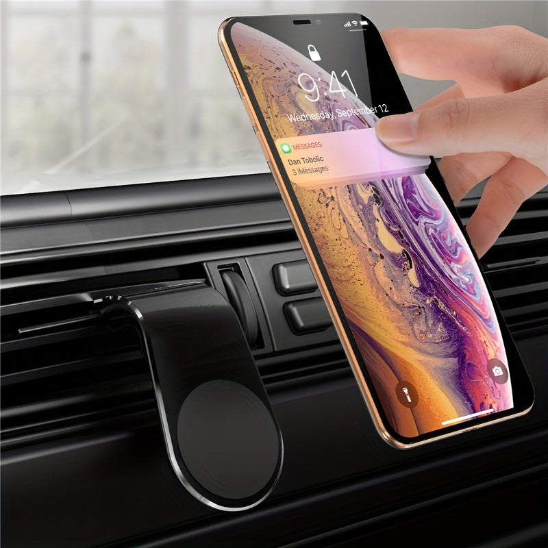 Magnetic Car Phone Holder Folding Mount for Smartphones 360° Rotation