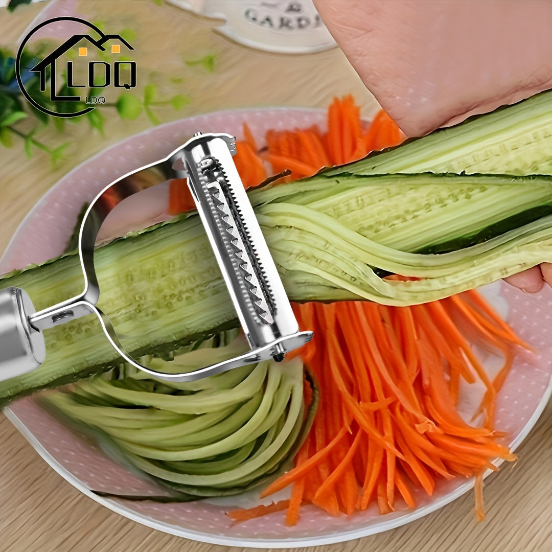Rallador de cocina de acero inoxidable para frutas y verduras, manual, uso en restaurante