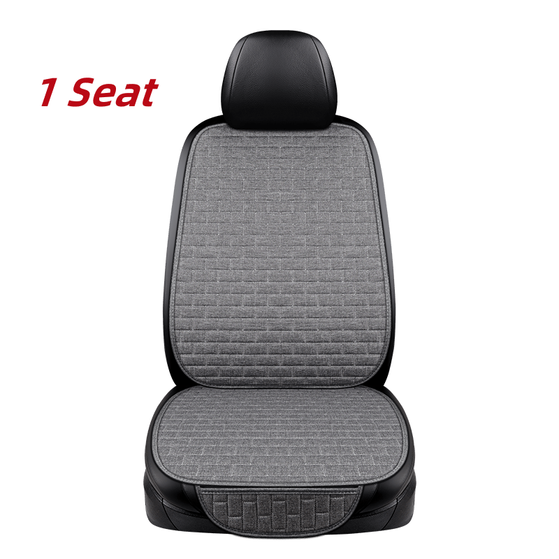 Universal Flax Car Seat Cover Protector with Backrest for Auto and Truck