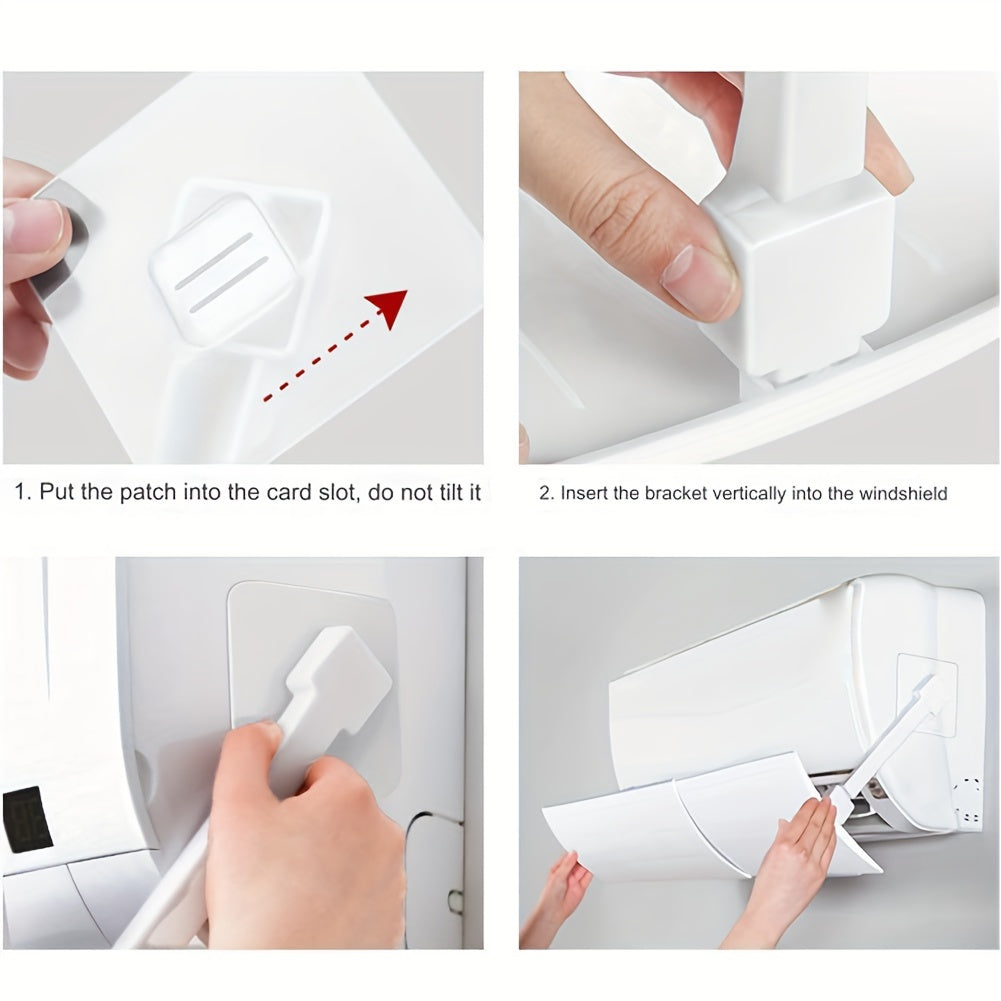 Air Conditioner Cover Deflector Windshield Baffle No Power Easy Install