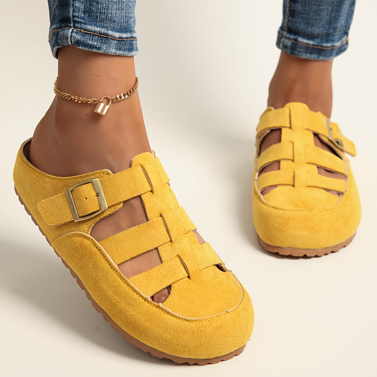 Women's Breathable Roman Shoes Open-Toe Platform with Adjustable Straps