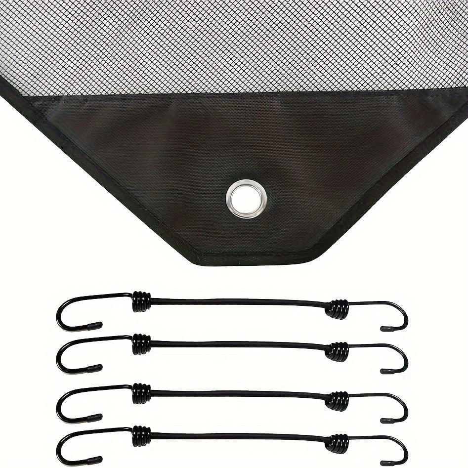 Outdoor Air Conditioner Cover with Leaf Guard Mesh Durable Weatherproof Protection