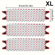 Set of 3 Extra-Large Microfiber Mop Pads for Wet and Dry Cleaning