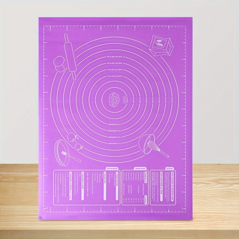 Bir dona yopishmaydigan pishirish matosi, xamirni yoyish uchun, uy oshxonalariga mukammal