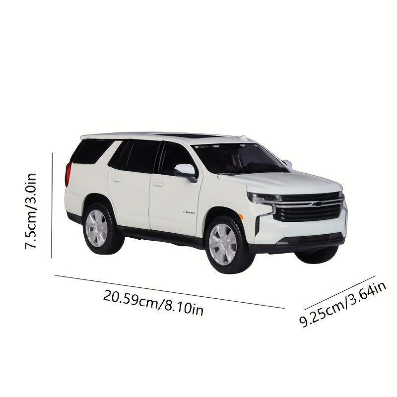 Kids Diecast Car 1:26 Scale SUV Model White Red Weather-Resistant