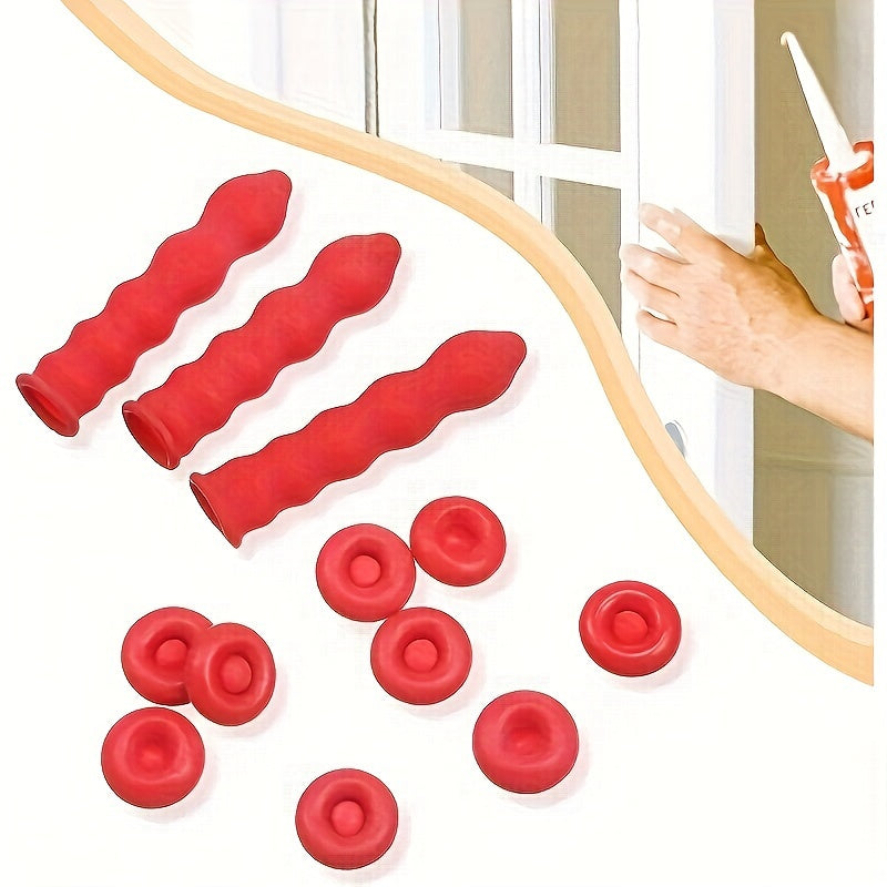 10 Pcs Red Filler Seal Storage Caps for Sealing and Storage