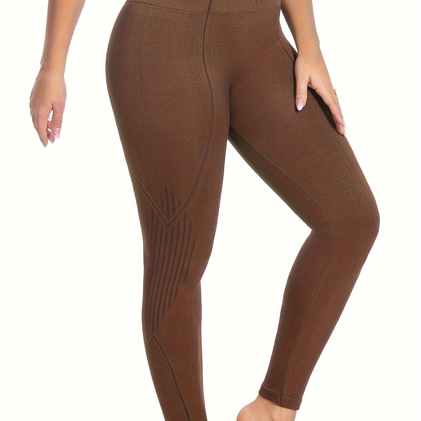 Women's High Waisted Compression Leggings with Tummy Control for Fall and Winter