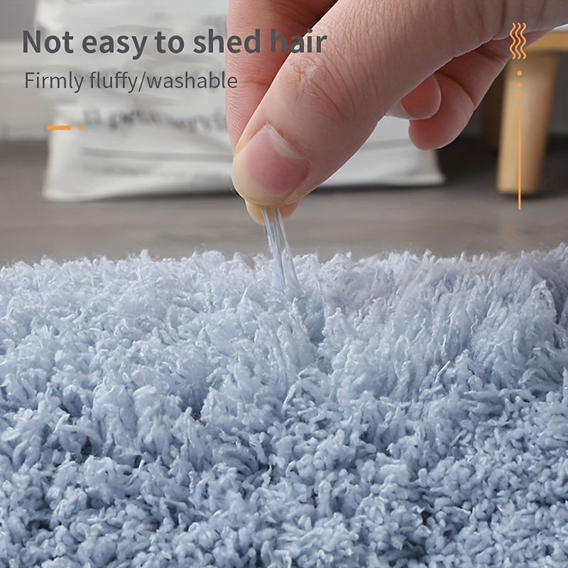 Absorbent Non-Slip Bathroom Rug for Shower or Sink 20x30 Inches
