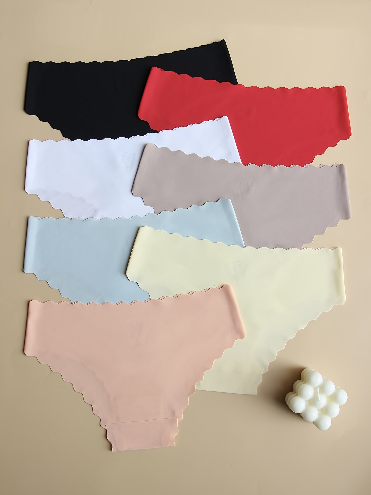 7-Pack Women's Seamless Breathable Cotton Panties Underwear