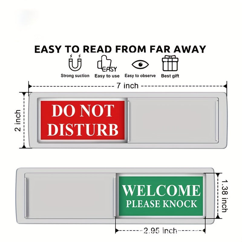 Privacy Sign for Home Office Restroom Meeting Room Hotel Hospital Do Not Disturb 1 Piece