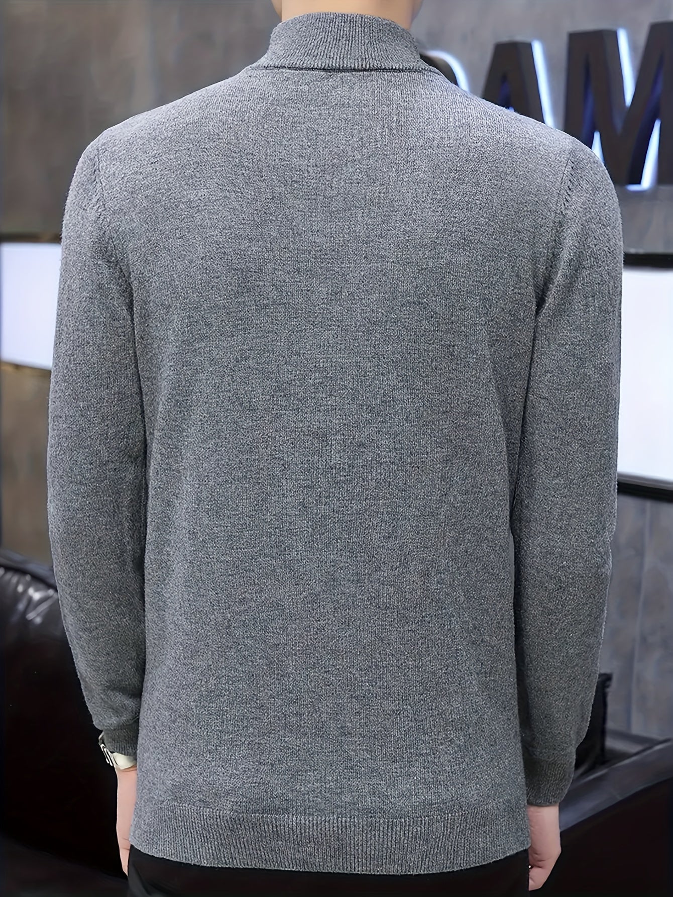 2024 Yangi Erkaklar Kapüşonli Trikotaj Sviter