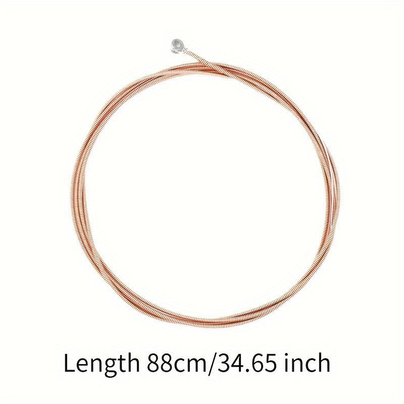 6 XL Nickel-Plated Electric Guitar Strings Bright Tone Uncoated 10-46 Orange