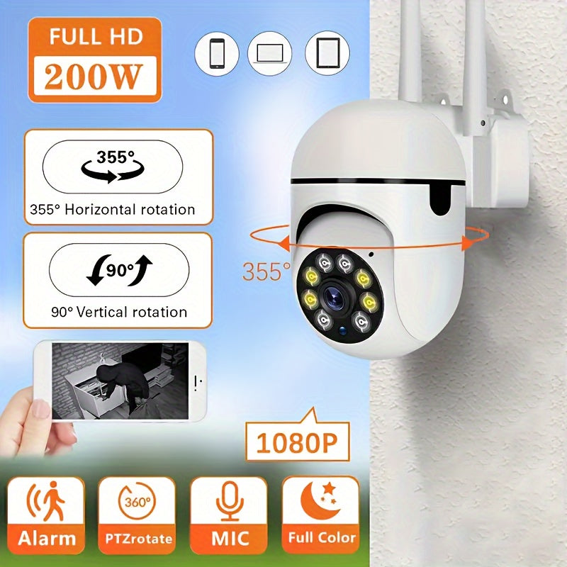 Wireless Security Camera HD Wireless Outdoor Camera with Motion Detection and Pan Tilt
