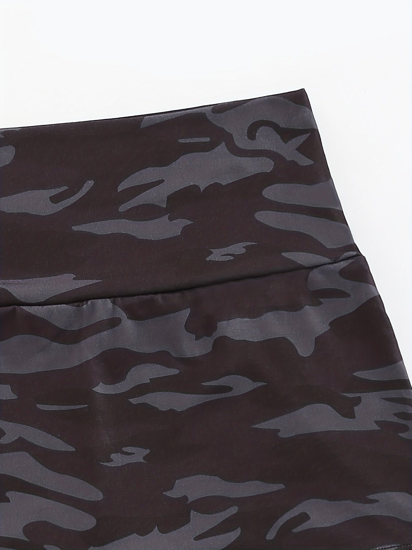 Women's Camouflage Lounge Bottoms with Elastic Waistband Sleepwear Shorts