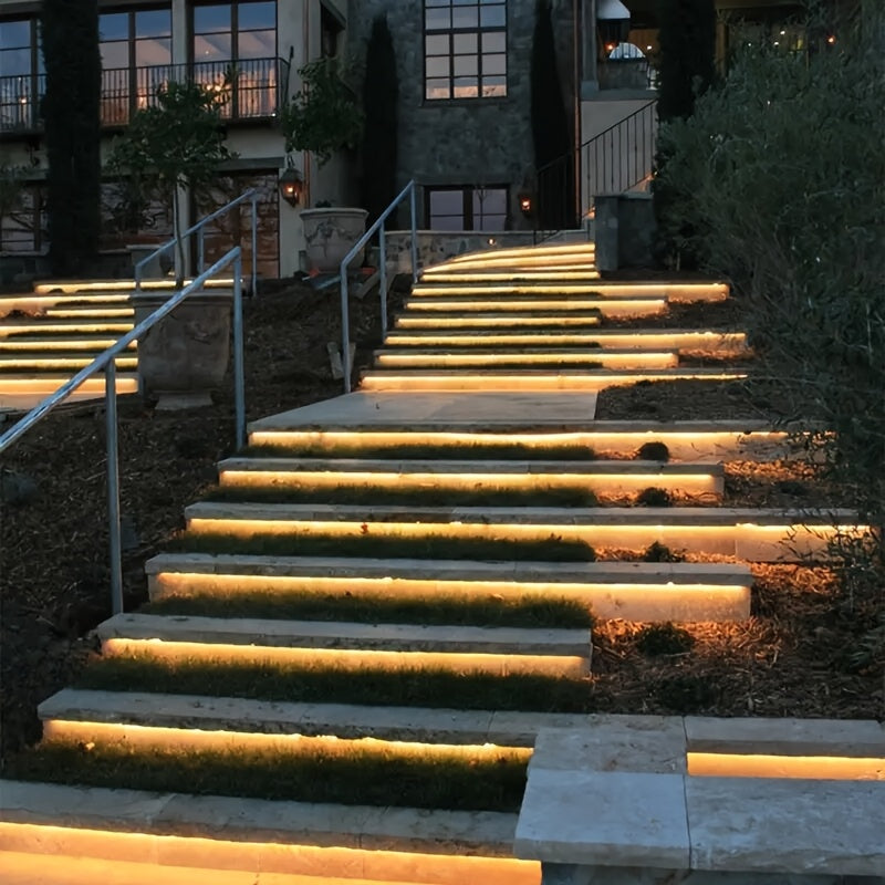 Светодиодная неоновая лента теплого белого цвета с питанием от USB, 200 см гибкого освещения с управлением кнопкой для различных пространств, не требует батареек или пульта.