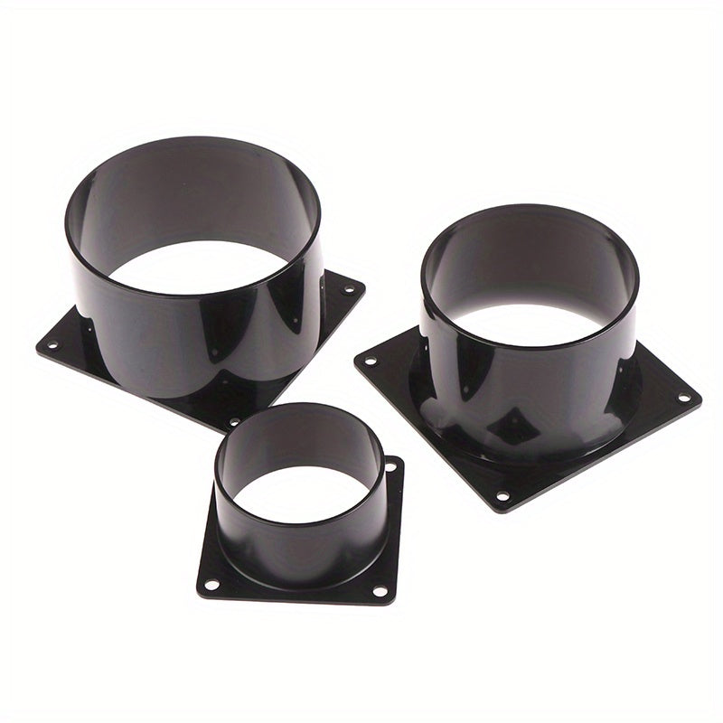 1 шт. ABS-муфта для стенового фланца 75/100/120 мм для вентиляционной трубы воздуховодов