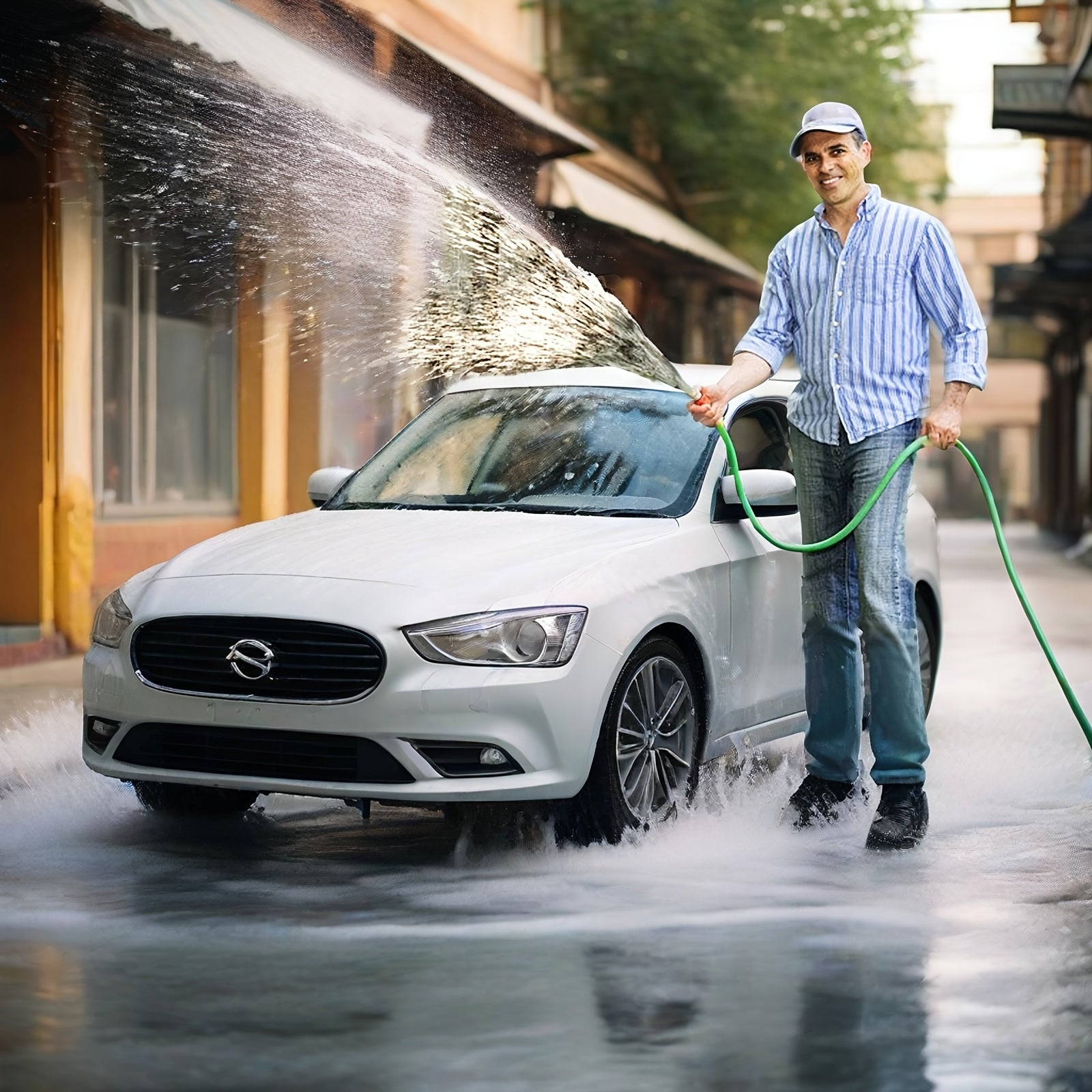 Соединители шланга для мойки автомобиля 1/2 дюйма Быстроразъемные прочные адаптеры набор