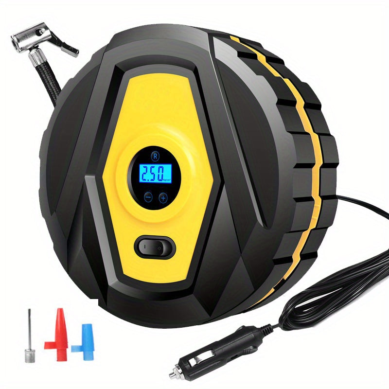 Car Tire Inflator Pump 12V Portable Air Compressor for Cars and Sedans