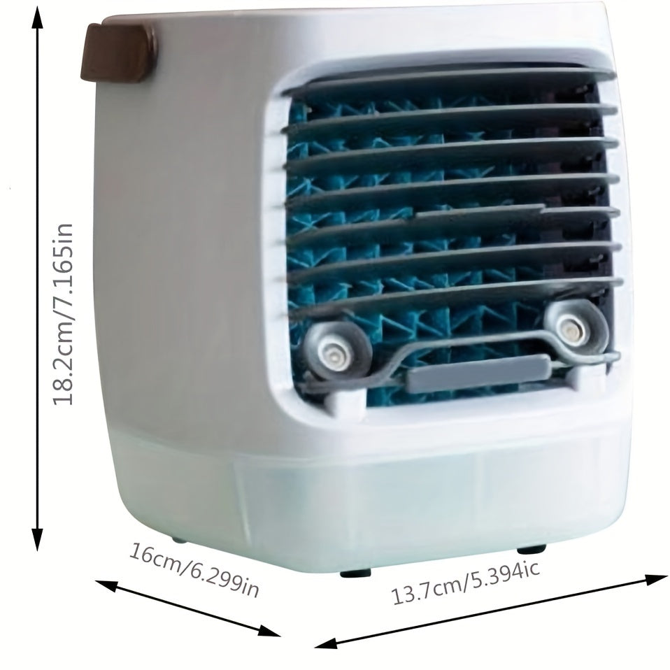 Portable USB Air Conditioner and Humidifier for Office Bedroom Camping