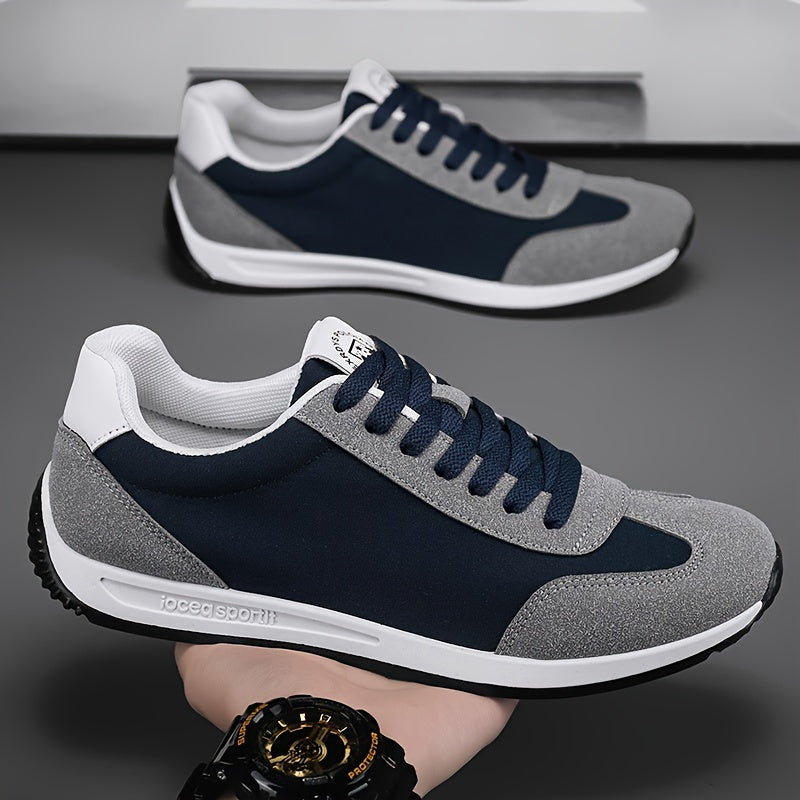 Men's Breathable Fabric Low Top Sneakers for Running Hiking and Outdoor Activities