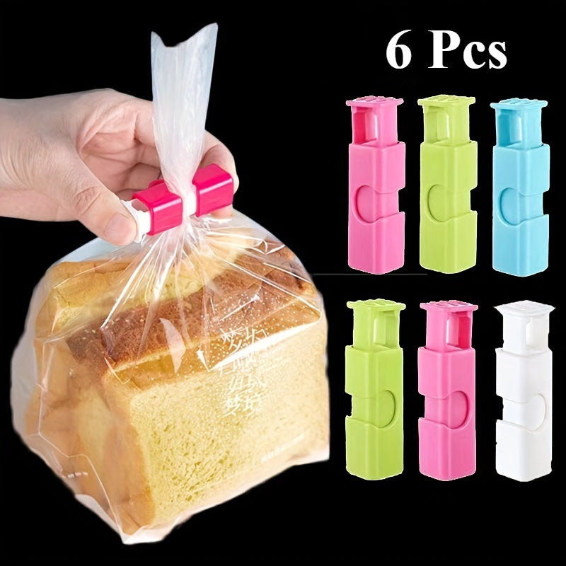 5/10 dona non sumkasi yopish kliplari, atıştırmalıklar va oshxona mahsulotlarini yangi saqlash uchun