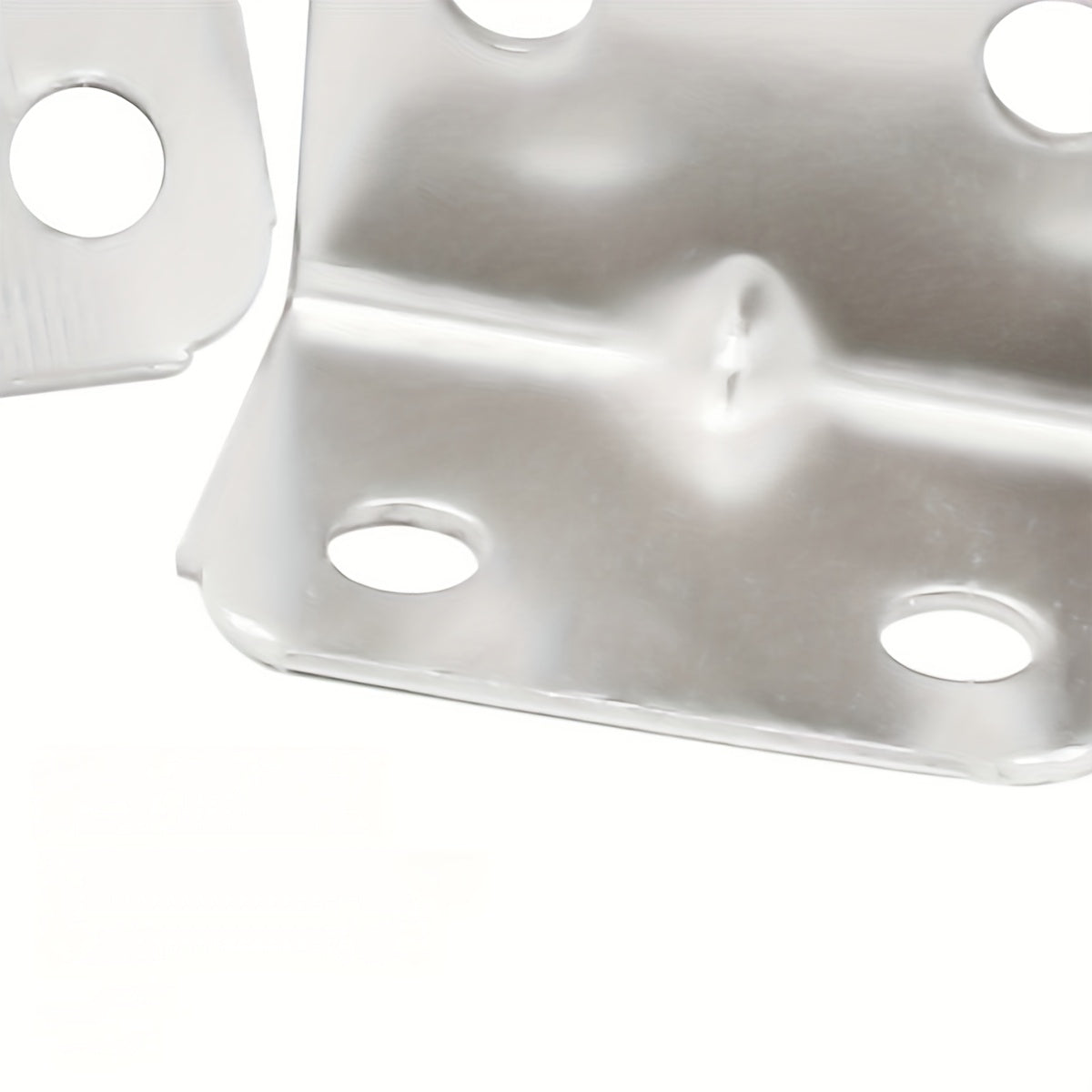 80-Pack Stainless Steel L-Shaped Corner Brackets for Shelves Cabinets Hardware
