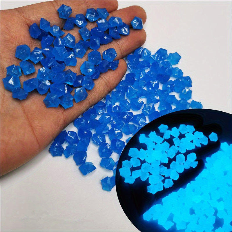 Glow-in-the-Dark Decorative Pebbles for Fish Tanks and Aquariums