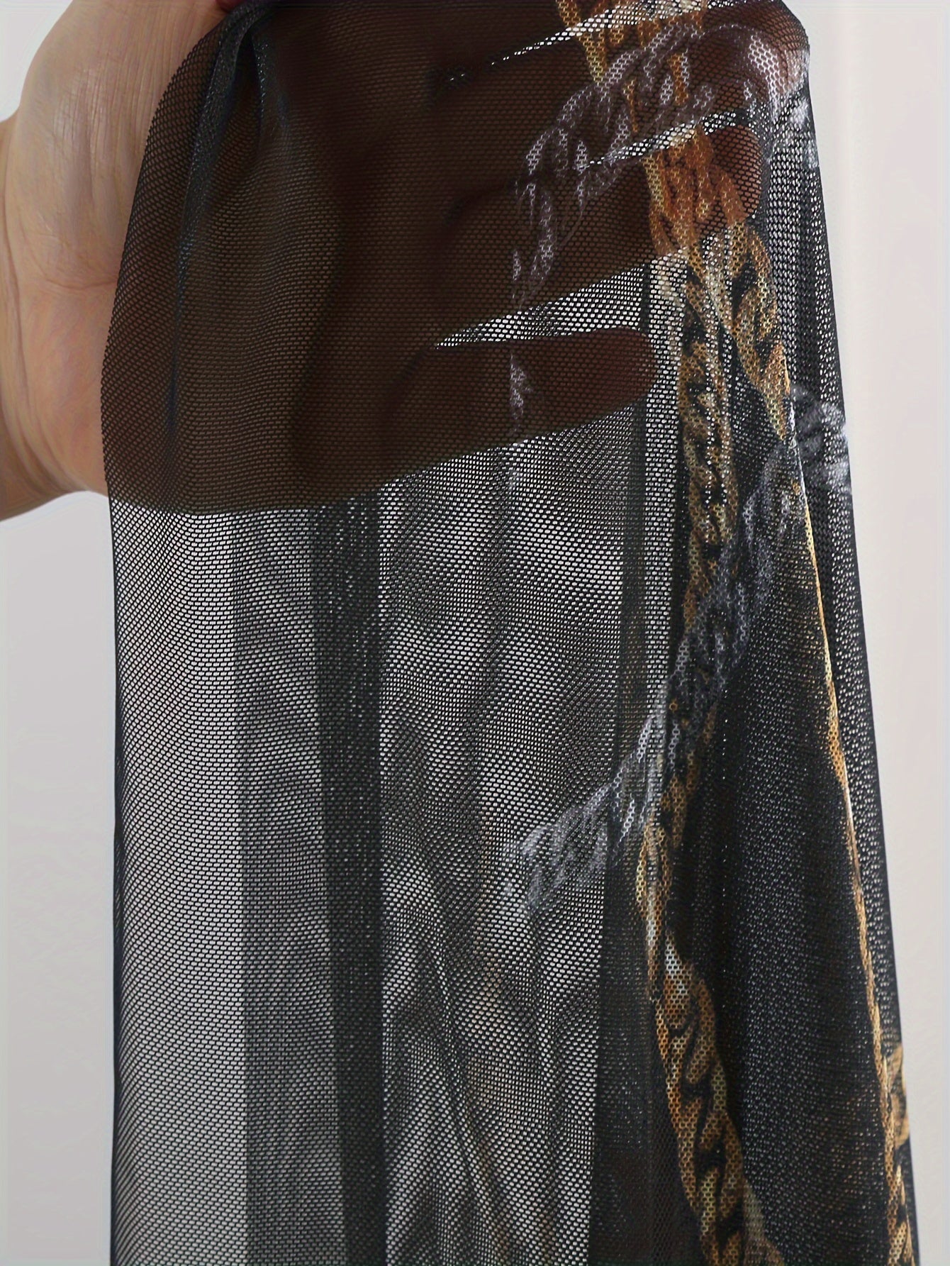 Leopard Print Body Suit Set with Twist Design and Deep V Neck for Women