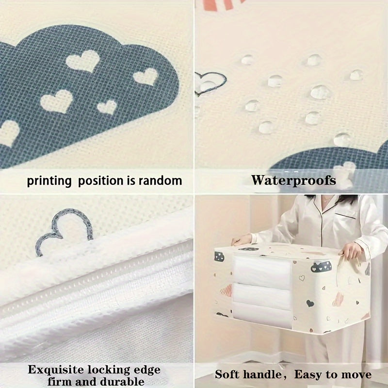 Bolsa de almacenamiento estacional para Navidad y organización del hogar, de tela duradera