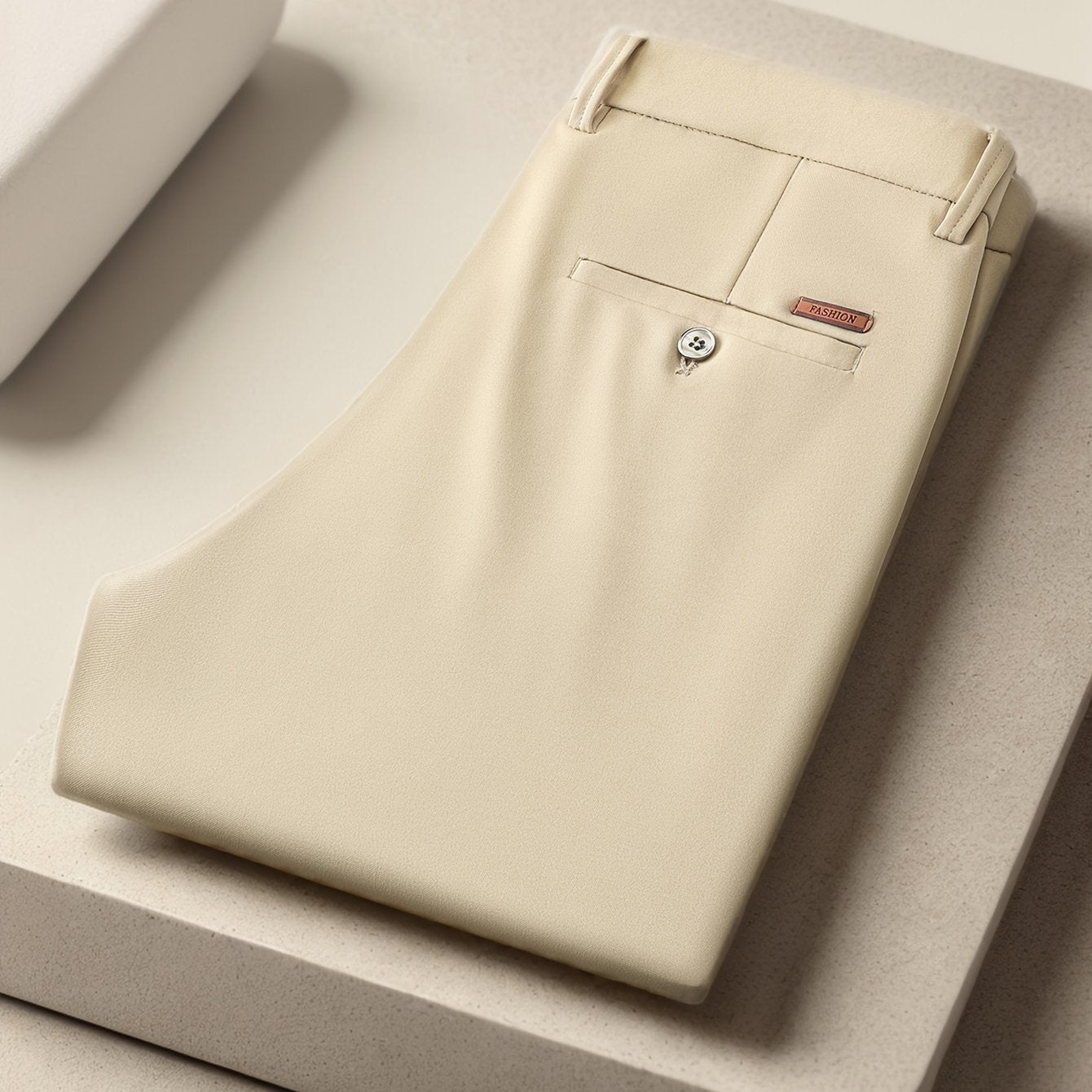 Мужские черные классические брюки из эластичного полиэстера и спандекса для офиса и работы