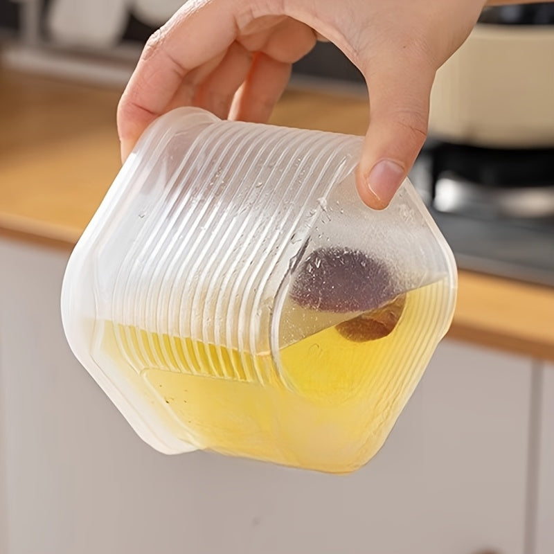 7pcs Freezer Storage Boxes with Small Grids Food Sealed Fresh-Keeping