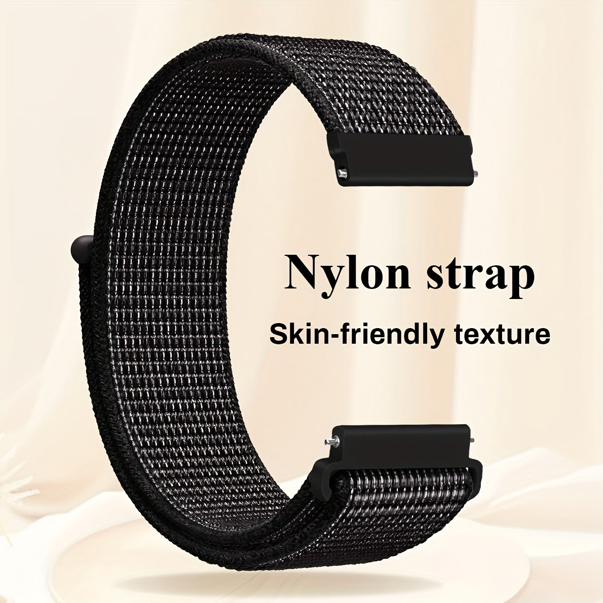 Nylon Watch Band Compatible with 20mm and 22mm Nylon Loop Straps
