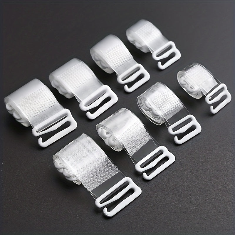 Clear Adjustable Removable Shoulder Straps for Women's Lingerie Bra Accessories 6 Pieces