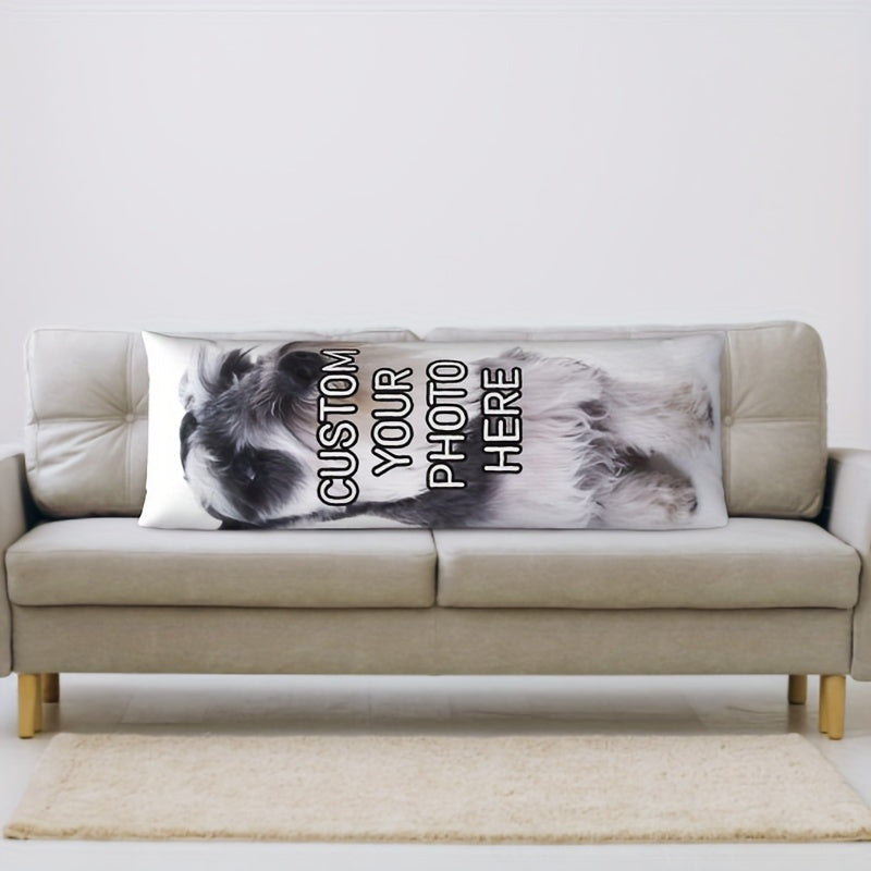 Personalized Body Pillowcase Custom Photo Double-Sided Plush Gift for Home Decor