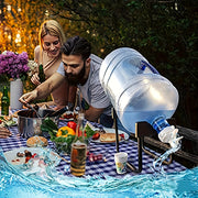 Water Dispenser Stand for 5-Gallon Bottles Removable Iron Frame No Power Needed