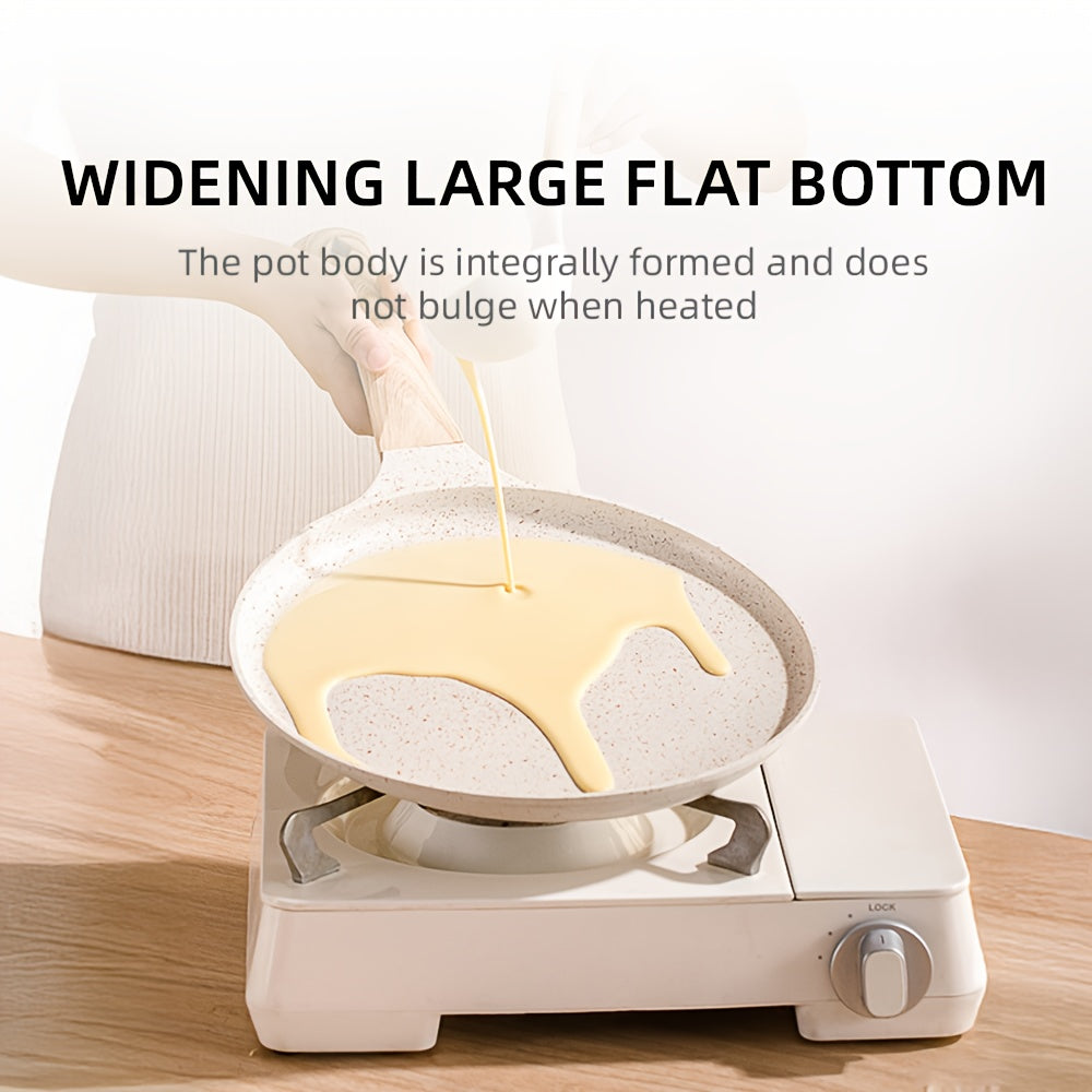 28cm Non-Stick Qovurilgan Qozon Gaz Induksion Pech Bardoshli Alyuminiy Oson Tozalash